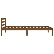 vidaXL Day Bed Solid Wood Pine 90x200 cm Honey Brown