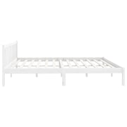 vidaXL Bed Frame White Solid Pinewood 180x200 cm 6FT Super King UK