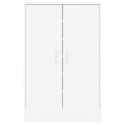 vidaXL Shoe Cabinet White 60x35x92 cm Engineered Wood