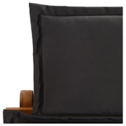 vidaXL Sun Lounger With Cushion Solid