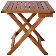 vidaXL Sunlounger with Table Solid
