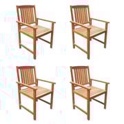 vidaXL 5 Piece Outdoor Dining Set Solid Acacia Wood