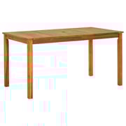 vidaXL Garden Table 140x80x74 cm Solid Acacia Wood