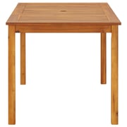 vidaXL Garden Table 140x80x74 cm Solid Acacia Wood