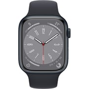 Apple Watch Series 8 GPS + Cellular 45mm Midnight Aluminum Case with Midnight Sport Band - Regular - Display Unit