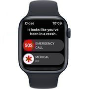 Apple Watch Series 8 GPS + Cellular 45mm Midnight Aluminum Case with Midnight Sport Band - Regular - Display Unit