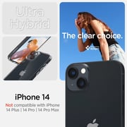Spigen Ultra Hybrid designed for iPhone 14 case cover - Crystal Clear