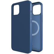 Smart Premium Silicone Magnetic Case Navy Blue iPhone14 Pro