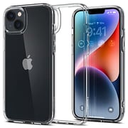 Spigen Ultra Hybrid designed for iPhone 14 Plus case cover - Crystal Clear