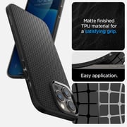 Spigen Liquid Air designed for iPhone 14 Pro Max case cover - Matte Black