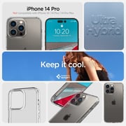 Spigen Ultra Hybrid designed for iPhone 14 Pro case cover - Frost Clear