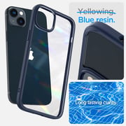 Spigen Ultra Hybrid designed for iPhone 14 case cover - Navy Blue