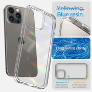 Spigen Ultra Hybrid designed for iPhone 14 Pro Max case cover - Crystal Clear