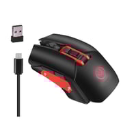 Hxsj X80 2.4g Wireless Rechargeable Mouse 4800dpi 7 Buttons Optical Mouse For Pc Laptop Computer
