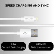 iBrand Lightning Cable 1m White