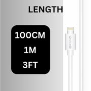 iBrand Lightning Cable 1m White