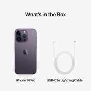 Apple iPhone 14 Pro (128GB) - Deep Purple Middle East Version with FaceTime