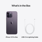 Apple iPhone 14 Pro Max (256GB) - Deep Purple Middle East Version with FaceTime