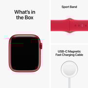 Apple Watch Series 8 GPS 45mm (PRODUCT)RED Aluminum Case with (PRODUCT)RED Sport Band - Regular – Middle East Version