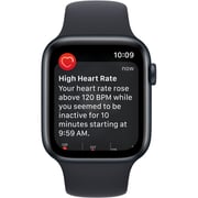 Apple Watch SE GPS + Cellular 40mm Midnight Aluminum Case with Midnight Sport Band - Regular – Middle East Version
