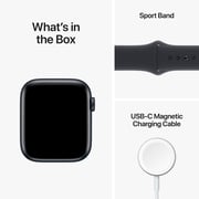Apple Watch SE GPS + Cellular 40mm Midnight Aluminum Case with Midnight Sport Band - Regular – Middle East Version