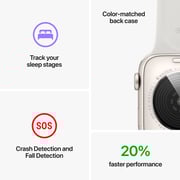 Apple Watch SE GPS + Cellular 40mm Silver Aluminum Case with White Sport Band - Regular – Middle East Version