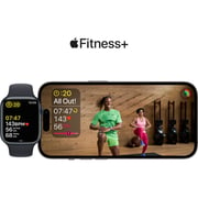 Apple Watch Series 8 GPS + Cellular 41mm Midnight Aluminum Case with Midnight Sport Band - Regular – Middle East Version