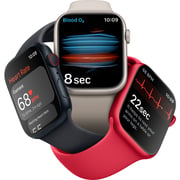 Apple Watch Series 8 GPS + Cellular 41mm (PRODUCT)RED Aluminum Case with (PRODUCT)RED Sport Band - Regular – Middle East Version