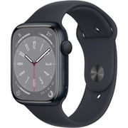 Apple Watch Series 8 GPS 41mm Midnight Aluminum Case with Midnight Sport Band - Regular – Middle East Version
