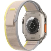 Apple Watch Ultra GPS + Cellular, 49mm Titanium Case with Beige Yellow Trail Loop - Medium/Large – Middle East Version