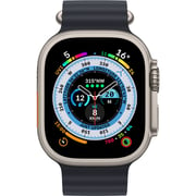 Apple Watch Ultra GPS + Cellular, 49mm Titanium Case with Midnight Ocean Band – Middle East Version