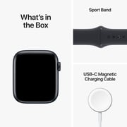 Apple Watch SE GPS 40mm Midnight Aluminum Case with Midnight Sport Band - Regular