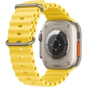 Apple Watch Ultra GPS + Cellular, 49mm Titanium Case with Yellow Ocean Band – Middle East Version