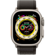Apple Watch Ultra GPS + Cellular, 49mm Titanium Case with Black Gray Trail Loop - Medium/Large – Middle East Version