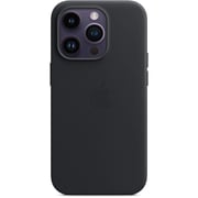 Apple iPhone 14 Plus Leather Case Midnight with MagSafe