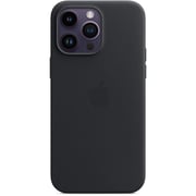 Apple iPhone 14 Pro Max Leather Case Midnight with MagSafe