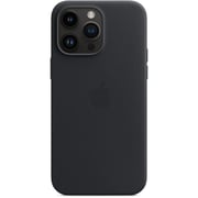 Apple iPhone 14 Pro Max Leather Case Midnight with MagSafe