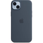 Apple iPhone 14 Plus Silicone Case Storm Blue with MagSafe