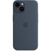Apple iPhone 14 Silicone Case Storm Blue with MagSafe