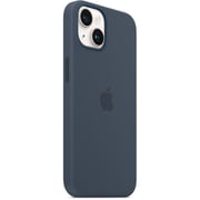 Apple iPhone 14 Silicone Case Storm Blue with MagSafe