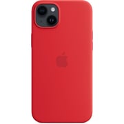 Apple iPhone 14 Plus Silicone Case (PRODUCT)RED with MagSafe