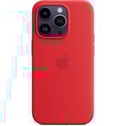 Apple iPhone 14 Pro Silicone Case (PRODUCT)RED with MagSafe