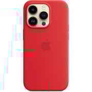Apple iPhone 14 Pro Silicone Case (PRODUCT)RED with MagSafe