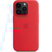 Apple iPhone 14 Pro Silicone Case (PRODUCT)RED with MagSafe
