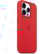 Apple iPhone 14 Pro Silicone Case (PRODUCT)RED with MagSafe