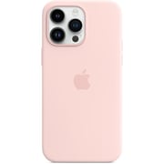 Apple iPhone 14 Pro Max Silicone Case Chalk Pink with MagSafe