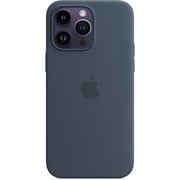 Apple iPhone 14 Pro Max Silicone Case Storm Blue with MagSafe