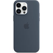 Apple iPhone 14 Pro Max Silicone Case Storm Blue with MagSafe