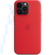 Apple iPhone 14 Pro Max Silicone Case (PRODUCT)RED with MagSafe