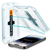 Spigen GLAStR EZ FIT designed for iPhone 14 Pro MAX Screen Protector (2022) Premium Tempered Glass - Case Friendly with Sensor Protection [2 PACK]